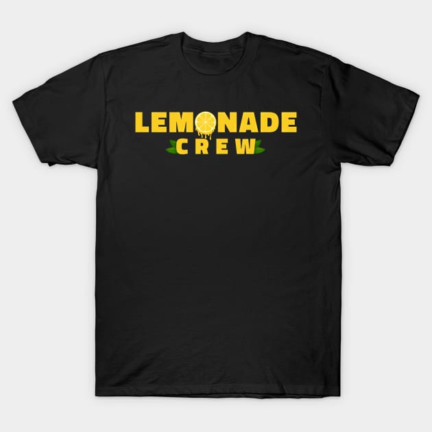 Lemonade Crew - Typography T-Shirt by Ravensdesign